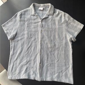 Men's Light Blue Short Sleeve Shirt